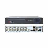 Видеорегистратор 16 канальный ELEX H-16 SIMPLE AHD 1080N/12 6TB