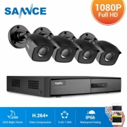 SANNCE 4CH 1080P Lite видео система безопасности