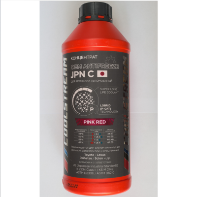 Антифриз "CoolStream JPN RED C" розовый 1.7кг CS-011014-C-RD