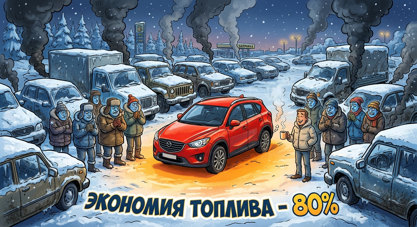 ❄️ Зима без лишних трат: как автономный подогреватель спасает ваш бюджет и двигатель и существенно экономит топливо!